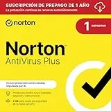 Norton Antivirus Plus 2025 |1 Dispositivo| 1 año con renovación automática| Descarga digital