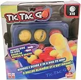 Goliath - Tic TAC GO - Juego de Humor y Habilidad para Adultos y niños a Partir de 6 años - Juego de Mesa con Tablero móvil - Lanza Bolas para Alinear 3 del Mismo Color - 2 Jugadores