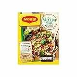 Mezcla de especias de salsa de queso Brocolli | Maggi | Plato del día Bolsa de queso brócoli con carne picada | Peso total 54 gramos
