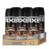 Axe Desodorante para Hombre Antitranspirante Dark Temptation 150ml - Pack de 6 - Aerosol - Fresco
