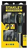 Stanley Fatmax FMHT0-62626 Destornilladores - Juego 6 Piezas Plana/Phillips