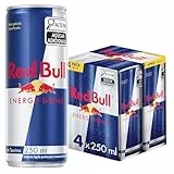 Red Bull Bebida Energética, 4 x 250ml