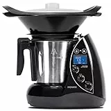 Cecotec Robot de Cocina Multifunción IronMix. Capacidad de 3,3l, Temperatura hasta 120ºC, 12 Velocidades + Turbo, Programable hasta 60 min, Incluye Recetario, 1500W 46x33x52cm