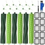SOBEAU Recambios Repuestos para iRobot Roomba i7 i7+ i1 i1+ i3 i3+ i4 i4+ j7 j7+E5 E6 Aspiradora, Accesorios para Roomba E/I/J Serie, 3 juegos de Cepillos Principales,10 Filtro,10 Cepillo Late
