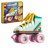 Lego Creator 3 en 1 Patín Retro de Juguete Convertible en Mini Monopatín o Radiocasete - Regalo Creativo para Niñas y Niños Skaters de 8+ Años 31148