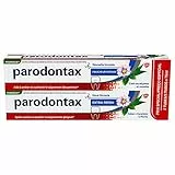 Parodontax Dentifrice Fraîcheur Intense Dentrifice, Soulager La Sensibilité Dentaire, Extra Fresh, Lot de 2x75 ml