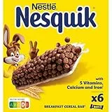 Nesquik Nestlé Barritas de Cereales Nesquik, 6 x 25g