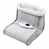 ARDES AR4H05 Calientapiés Eléctrico Pies Calentador 100W, Almohadilla Térmica Eléctrica Calor 6 niveles para Pies Cómodo y Suave, Calientapiés con Funda Interna de Lana Sintética Lavable y Lavadora