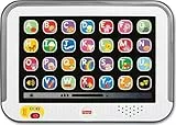 Fisher-Price Laugh & Learn - Juguete de aprendizaje para niños pequeños, tableta, computadora de simulación con música y luces para mayores de 1 años