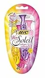 BIC Miss Soleil Maquinilla Depilar Desechable , Paquete con 4 Cuchillas