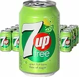 7UP Free Limón, Lima y Burbujas 330 ml (paquete de 24 x 330 ml)