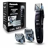 Panasonic ER-GB86-K503 - Recortadora Ideal Barbas Largas con Peine-Guía, 3 en 1 Cabello, Barba y Cuerpo
