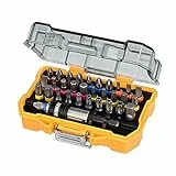 DEWALT DT7926-XJ - Juego de 32 puntas, Pz, Ph, Pl, Torx, Torx de Seguridad, 25mm, Incluye adaptador y Clip para cinturón