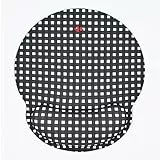 WONDEE Oportunidad Alfombrilla Ratón Ergonómica de Lucia Be con Estilo Vichy, Exclusividad para tu Escritorio, Alfombrilla Raton Reposamuñecas con Almohadilla Gel, Mousepad Originales para Mujer