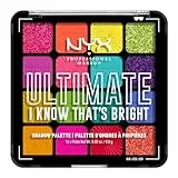 NYX Professional Makeup Paleta de Sombras de Ojos Ultimate Shadow Palette, 16 sombras ultra-pigmentada, Larga duración, Fórmula Vegana, I Know That'S Bright