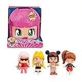PIN Y PON - Super Star, Edición Exclusiva de Pinypon con 4 Figuras, Contenedor con Compartimentos para Ordenar Accesorios, Figuras con Peinados y Outfits Estilosos, Niños +4 años, Famosa (PNY72000)