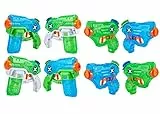 XSHOT Water Warfare Paquete económico de llenado rápido (Paquete de 4 Unidades Stealth Soaker) + (4 Unidades Nano Blaster), Pistola de Agua, Juguetes de Agua X Shot, 8 en Total, se Llena con Agua en