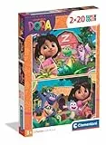 CLEMENTONI, PZL 2X20 Dora The Explorer, 3 Years, 24827