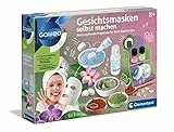 Clementoni 59248 Galileo Lab - Mascarillas faciales para Hacer tú Mismo, mascarillas de Belleza, Tejidos perfumados para la relajación Facial, Set de cosméticos para niños a Partir de 8