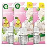 Air Wick Eléctrico - Recambios De Ambientador Automático Eléctrico, Esencia Para Casa Con Aroma A White Bouquet - 3 Unidades