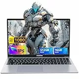 ACEMAGIC Ordenador Portátil,15,6 Pulgadas,Alder Lake N-97(DERROTA A N100/N5095),16GB DDR4 512GB SSD Expansión 2TB,1920 * 1080, Gris Portátil WiFi,BT5.0,2025(Gris)