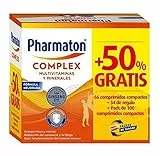 Mutlivitaminas y minerales PHARMATON COMPLEX. Promoción especial 130 comprimidos (100+30 de regalo)