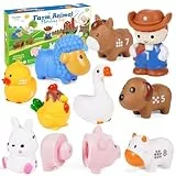 HappyKidsClub Juguetes Niños 1 2 3 años, Montessori 1 2 3 años Regalo Niño 1 2 3 años Juegos Infantiles Montessori Bebe Regalo Bebe 1 año Sensoriales Animales Granja Juguetes Baño Bebe