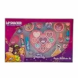 Lip Smacker Disney Princess Blockbuster Set, Set de Regalo de Maquillaje, Bálsamos Labiales, Brillos de Labios, Cremas y Esmaltes de Uñas para tus Hijos, Accesorios para el Cabello y el Maquillaje