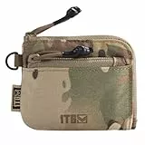 1TG Tactical Monedero con compartimento para monedas – Mini cartera para hombre y mujer, monedero pequeño, camuflaje, camuflaje, 15*10*5, moderno