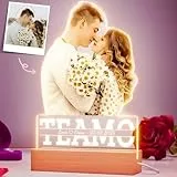 iDIY Lampara Personalizada con Foto - Regalos San Valentin Hombre Mujer - Regalos Personalizados Parejas, Aniversario, Novio, Novia, Cumpleaños - Regalos Originales