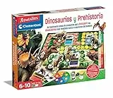 Clementoni, Dinosaurios y Prehistoria, Juego Educativo, Aprende sobre Historia y Dinosaurios de Forma Divertida, Juguete niños 6 años, Juego en español (55494)