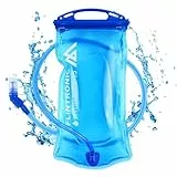 flintronic 1.5L Bolsa de Agua Portátil, Vejiga de Hidratación, Bolsa de Agua sin BPA, Depósito de Agua a Prueba de Fugas, para Mochila de Senderismo Campamento Ciclismo