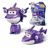 Super Wings Juguetes Transforming Sally, Figura de acción 2 en 1, Juguete Robot avión de 5 cm, Juguete transformable, Adecuado para niños y niñas a Partir de 3 años