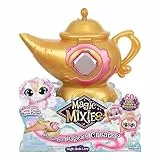 My Magic Mixie - Lampara Mágica de Color Rosa, Juguete Interactivo, Juego de Magia con muñeco de un Genio Mixie, con Luces, Sonidos y Efectos de Niebla, para niños y niñas +5 años, Famosa (MGX09100)