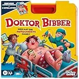 Hasbro Games Doktor Bibber - Juego de mesa electrónico en una caja de transporte, versión alemana, otros