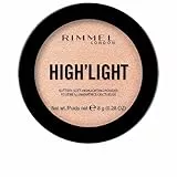 Rimmel London Polvo Brillante High'light, Iluminador, Tono 2 Candlelit - 8 g