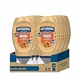 Hellmann's Salsa Brava Bocabajo, 250ml, Pack de 8