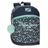 Pepe Jeans Alenka Mochila Casual Azul 25x32x12 cms Poliéster 9,6L by Joumma Bags