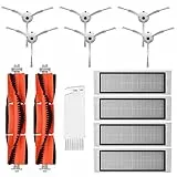 MIRTUX Kit de repuestos Compatible con Xiaomi Mi Robot 1 y 2 (no MOP). Pack de Accesorios de Recambio para Robots aspiradora S50 S51 con Cepillo Lateral, Rodillo Central, filtros y Herramienta