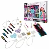 Lexibook, Estudio de Extensiones de Cabello CRA-Z-Art, 6 tizas de Colores, Extensiones para Decorar, Coloración y decoración Pelo, Creatividad estilizada, CRSS11