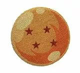 SD TOYS - Felpudo Redondo 50cm Bola 4 Estrellas Dragon Ball