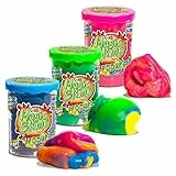 CRAZE Magic Slime Pooupsie Noise, Pack de 3 lata de Slime para niños, con Divertido Ruido de Pedo, 100 g por lata, 3 Colores Aleatorios, Sin Residuos, Fácil de limpiar, Multicolor, 17.1 x 5.7 x 7.6 cm
