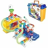 VTech - Marble Rush Storage Box, Construye y almacena, Maleta de Transporte Que Forma Parte del Circuito, Juguete de construcción, Regalo niños +4 años, Versión ESP