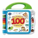 VTech - Mis primeras 100 Palabras Bilingüe, Libro Educativo Interactivo ESPAÑOL-INGLÉS, Juguete para niños +1.5 años, Versión ESP
