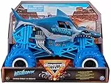 MONSTER JAM - MONSTER TRUCK MEGALODON OFICIAL - Coches de Juguetes de Metal Escala 1:24 - 6066675 - Coches para Niños - Juguetes Niños 3 Años