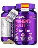 Multivitaminas Mujer Alta Potencia – Complejo A-Z con Vitamina B6, Hierro, Zinc y Vitex – 60 Cápsulas Veganas – Multivitamínico Mujer Completo con Vitaminas y Minerales (1 Pack)