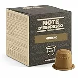 Note d'Espresso - Ginseng - Cápsulas compatibles con Cafeteras NESPRESSO - 40 caps