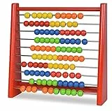 Eichhorn- Ábaco de Madera con 100 Bolas de Colores, para Niños a Partir de 3 años