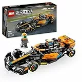 LEGO Speed Champions Coche de Carreras de Fórmula 1 McLaren 2023 Maqueta de Vehículo de Juguete, Regalo para Niños y Niñas de 9 Años o Más para Jugar y Exponer como Decoración 76919