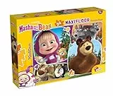 Lisciani - MASHA Y MICHKA MaxiPuzzle de suelo - Puzzle gigante de 24 piezas para niños 3+ - 70x50 cm - Actividad creativa y educativa - Regalo de cumpleaños - Desarrolla la paciencia